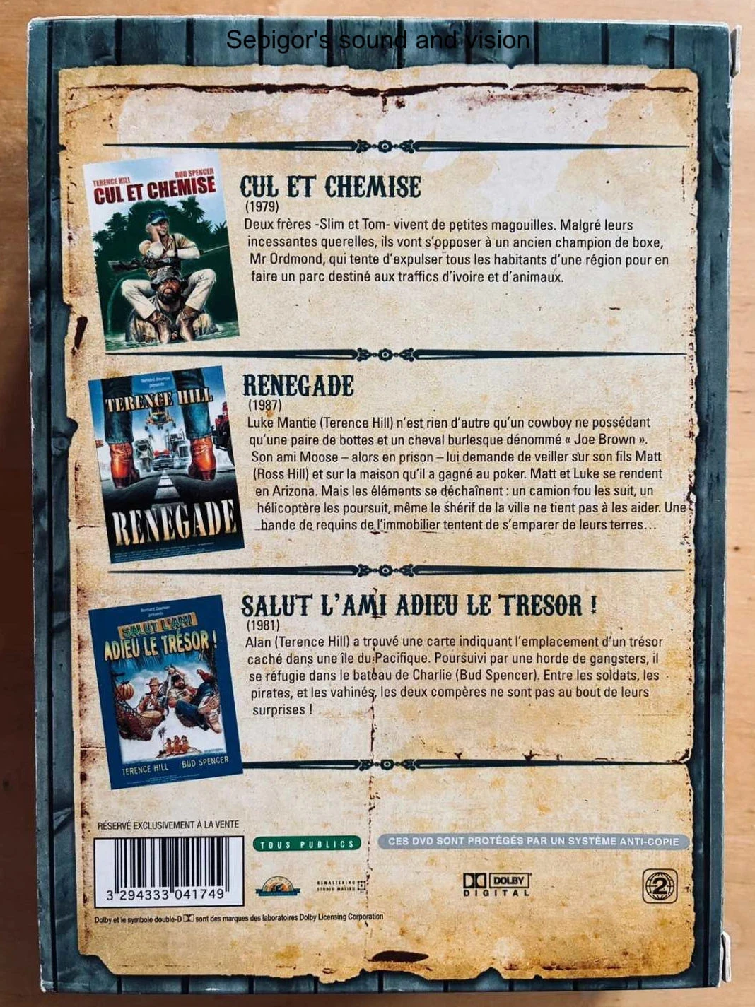 Box set 3 DVD Terence Hill Bud Spencer. – photo 2